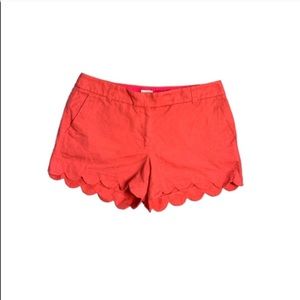 J Crew Women’s Scalloped Hem shorts, 8